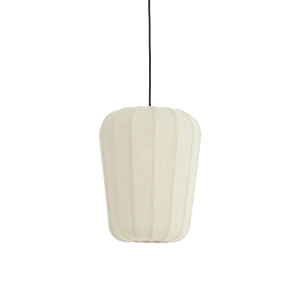 Light & Living Hanglamp Ø30x37,5 cm BIBURY hout print donker bruin+wit