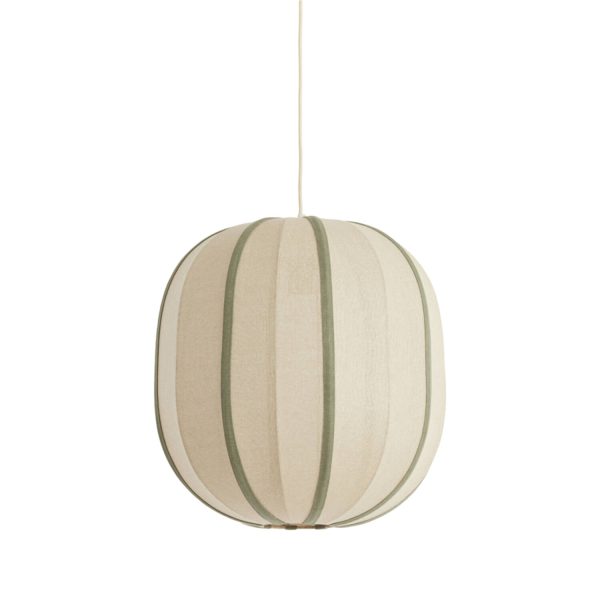 Light & Living Hanglamp Ø51x48 cm ESMIRIA naturel+olijf groen
