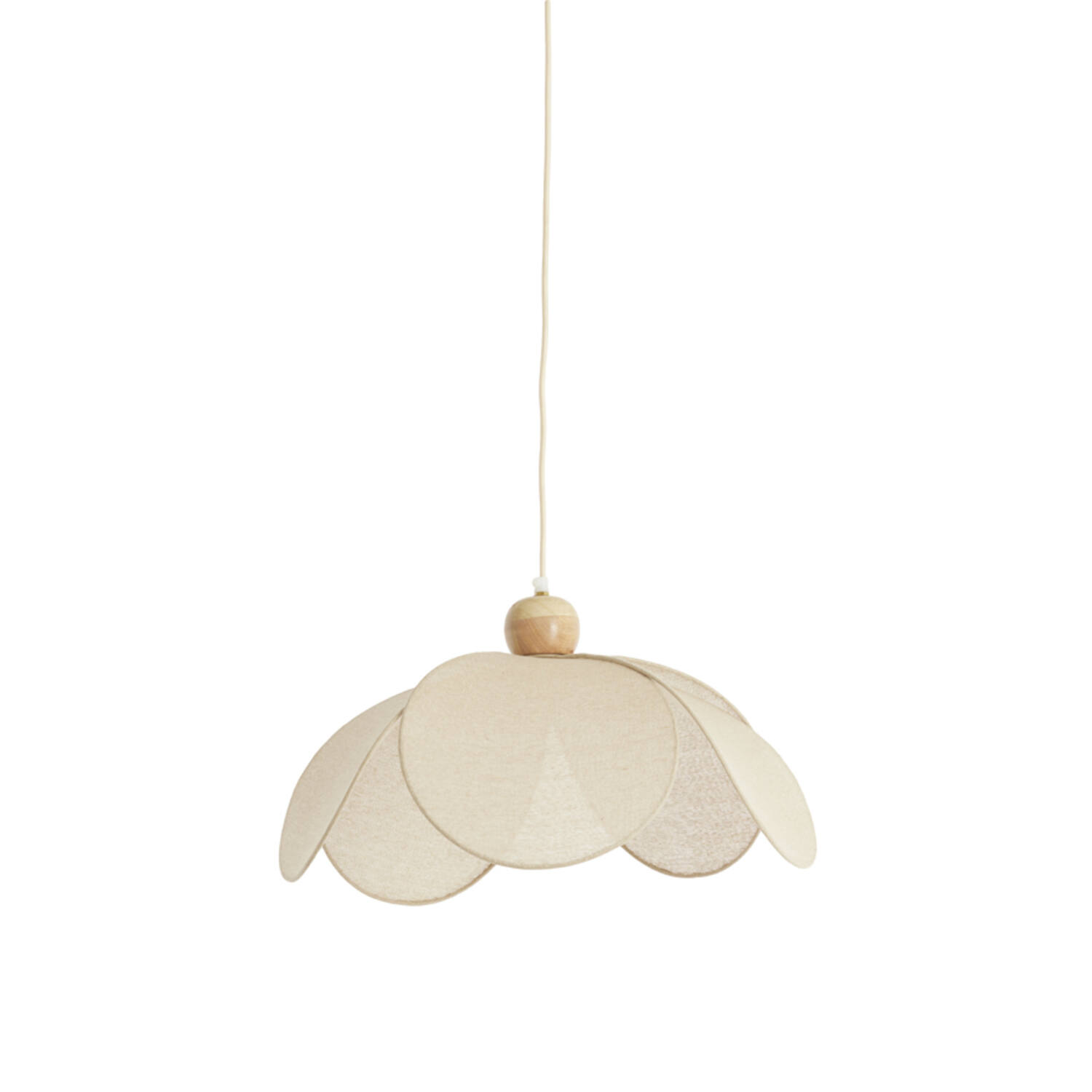 Light & Living Hanglamp Ø50x28 cm LAVRIRIA naturel+hout