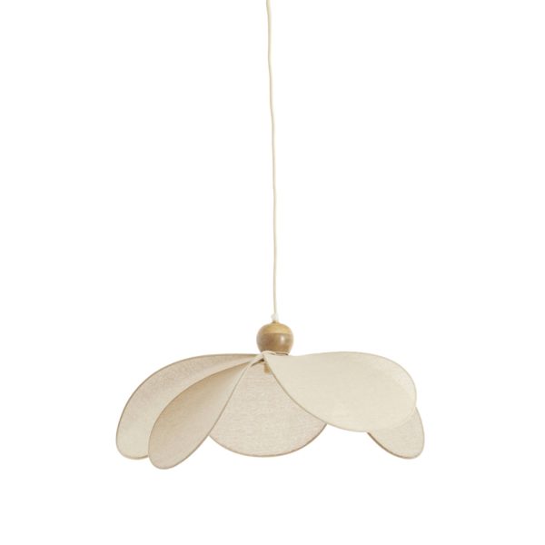 Light & Living Hanglamp Ø60x30 cm LAVRIRIA naturel+hout
