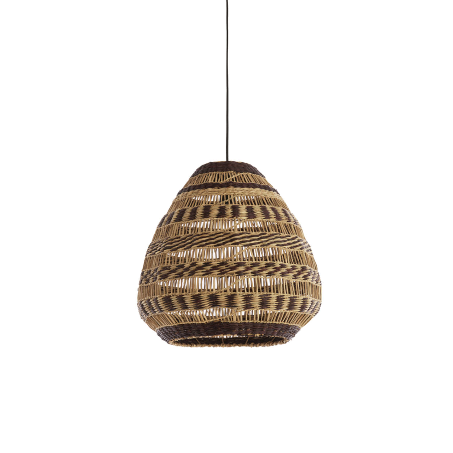 Light & Living Hanglamp Ø47x46 cm SOLUNA zeegras naturel+bruin