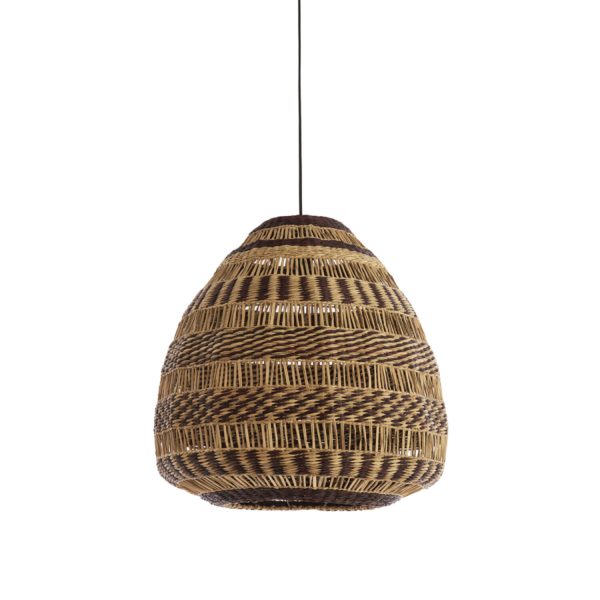 Light & Living Hanglamp Ø56x55 cm SOLUNA zeegras naturel+bruin