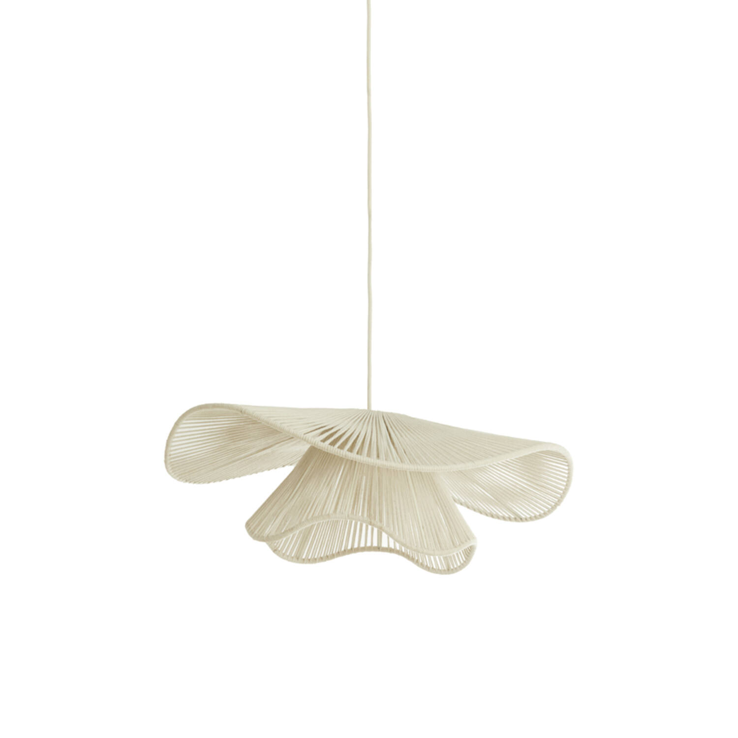 Light & Living Hanglamp Ø60x22 cm ELCKA crème