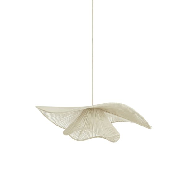 Light & Living Hanglamp Ø80x22 cm ELCKA crème