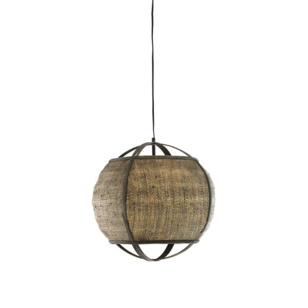 Light & Living Hanglamp Ø41x39 cm BOZONA rotan bruin-grijs