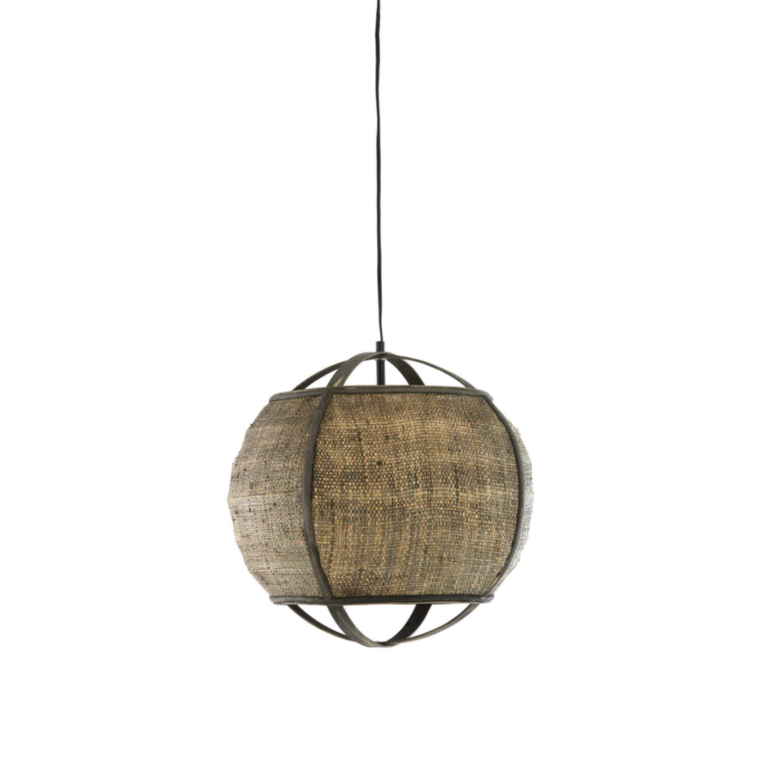 Light & Living Hanglamp Ø41x39 cm BOZONA rotan bruin-grijs