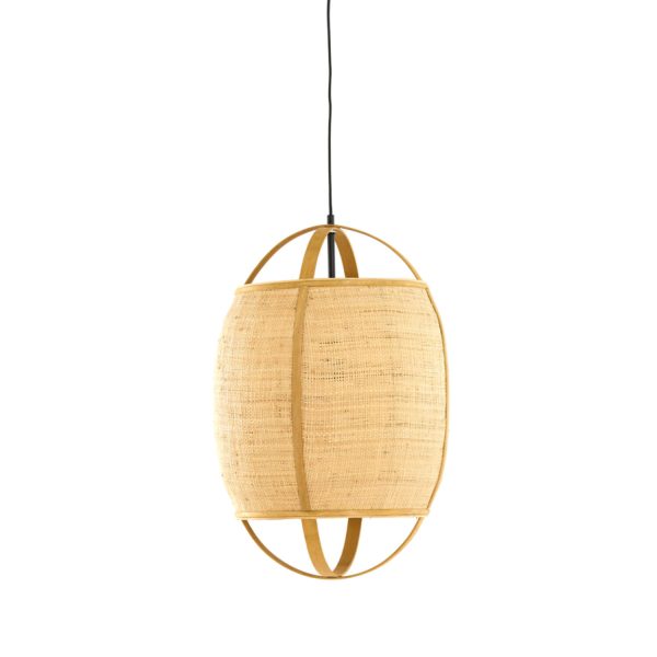 Light & Living Hanglamp Ø38,5x55 cm BOZONA rotan naturel