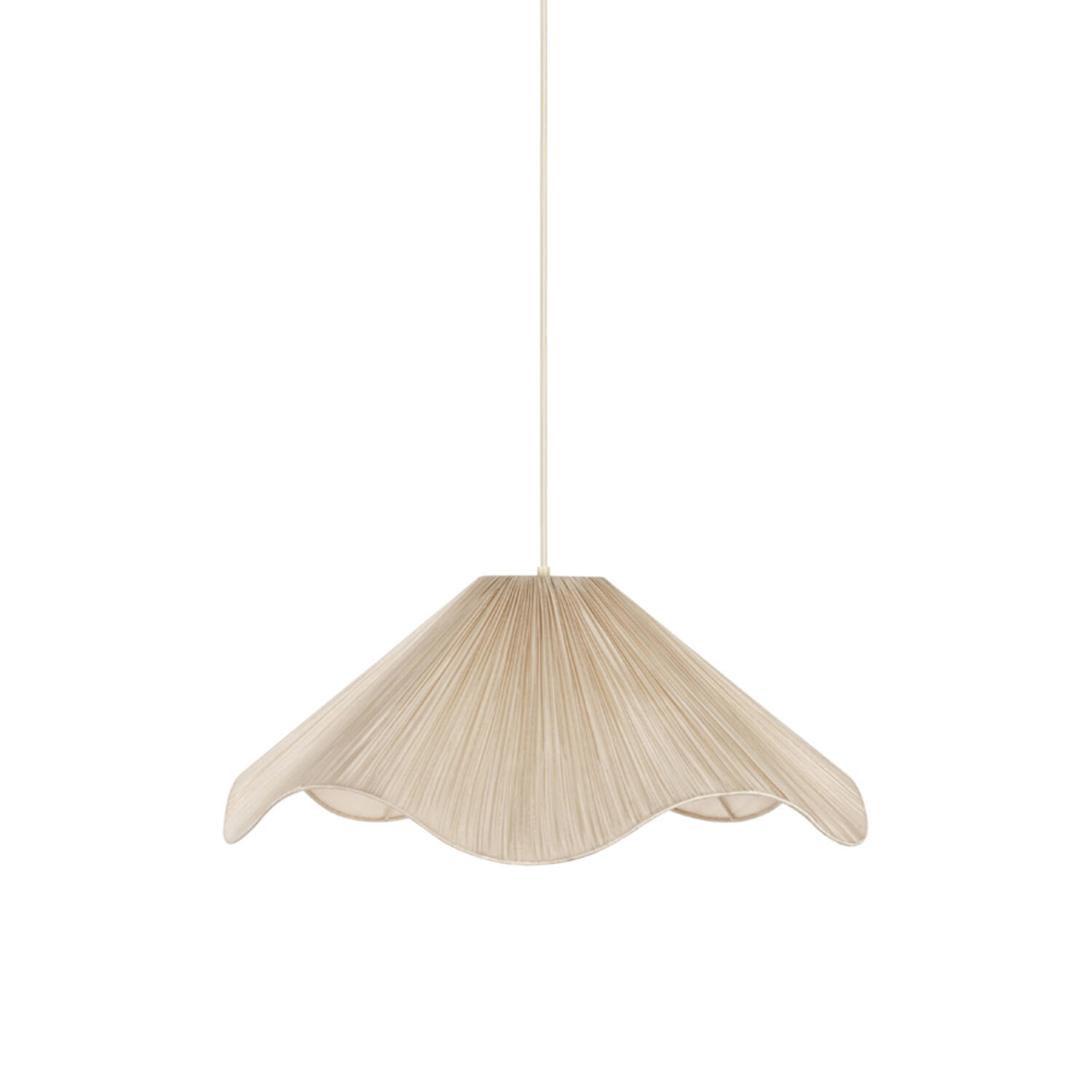 Light & Living Hanglamp Ø60x25 cm MEALHA crème