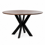 Nijwie MySons Eetkamertafel Ø150, Mango Brown Walnut - Tokio Table Collection