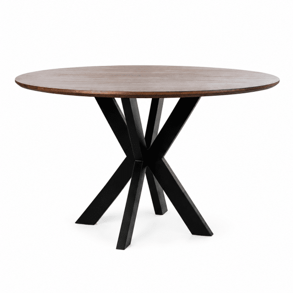 Nijwie MySons Eetkamertafel Ø150, Mango Brown Walnut - Tokio Table Collection