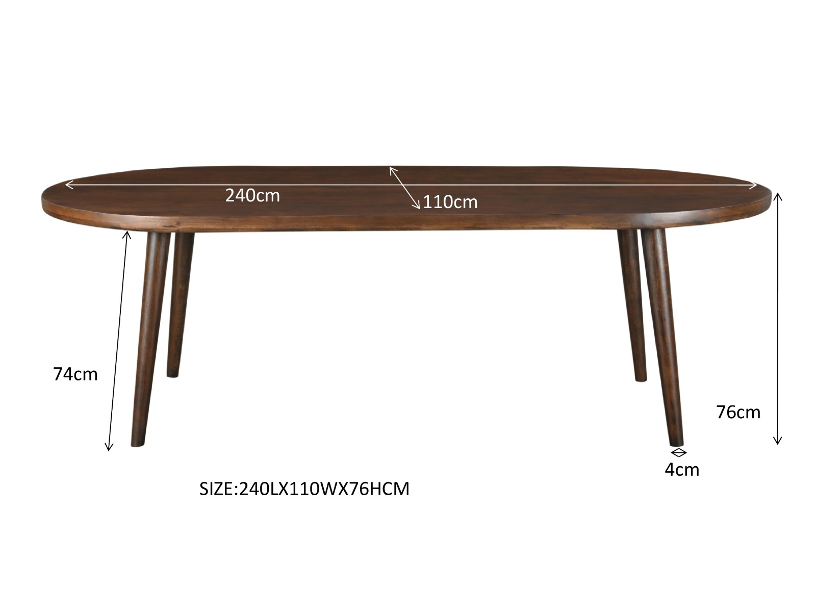 Livingfurn Beaunan 240cm