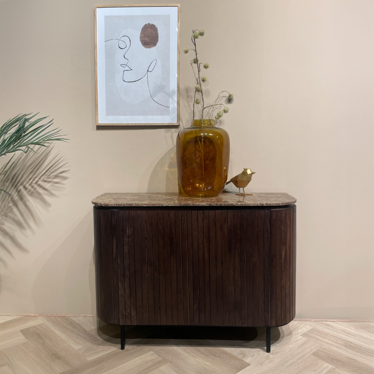 Livingfurn Brix Nora Emperador 115cm