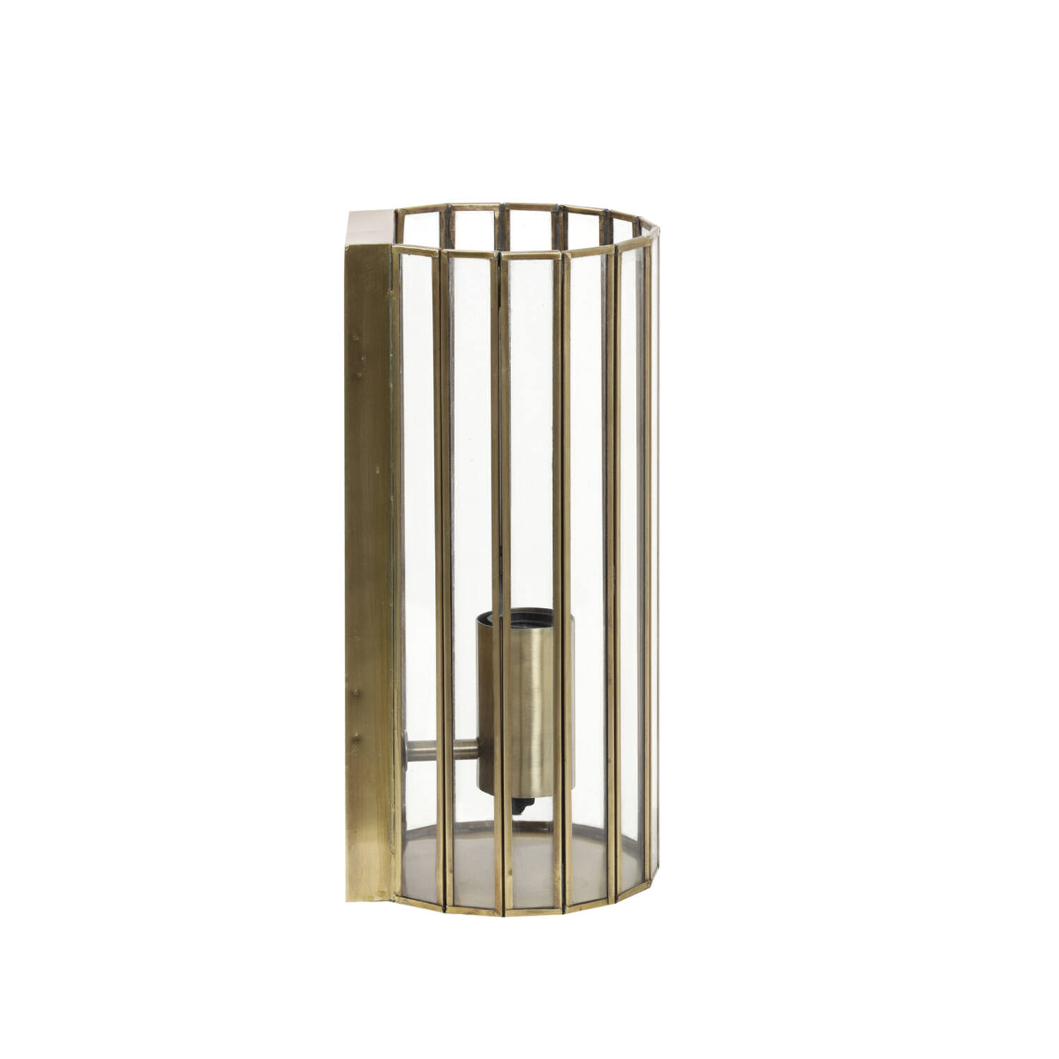 Light & Living Wandlamp 14x13x30,5 cm STRØBY antiek brons+glas