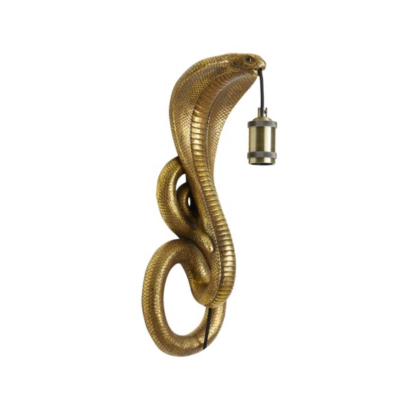 Light & Living Wandlamp 18,5x18x52 cm SNAKE antiek brons