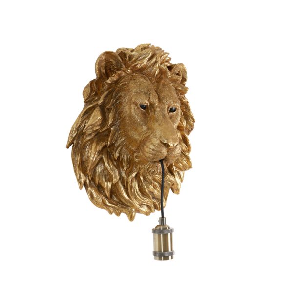 Light & Living Wandlamp 33,5x19x40,5 cm LION antiek brons