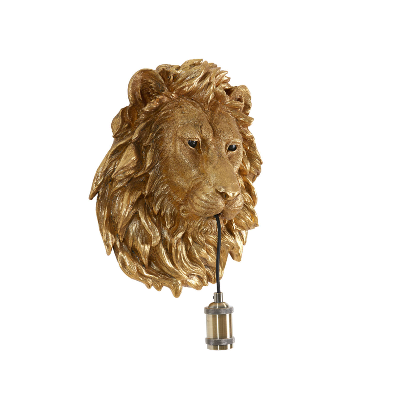 Light & Living Wandlamp 33,5x19x40,5 cm LION antiek brons