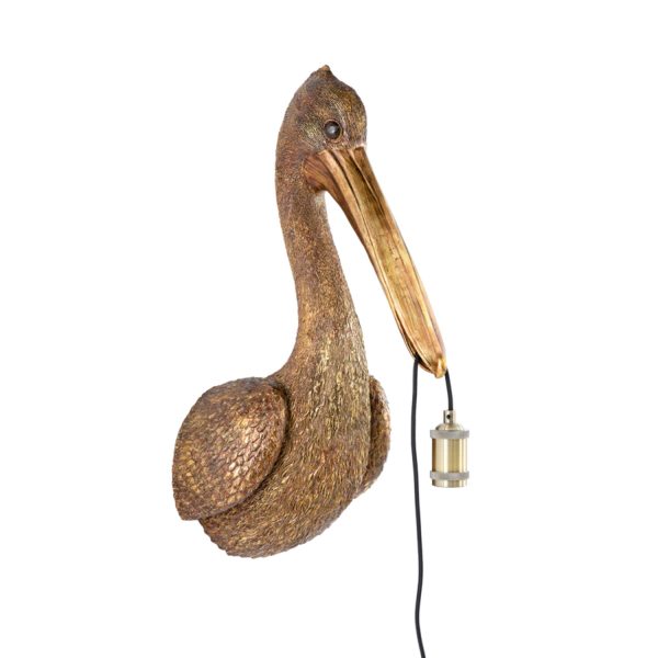 Light & Living Wandlamp 33x28x63 cm PELICAN antiek brons