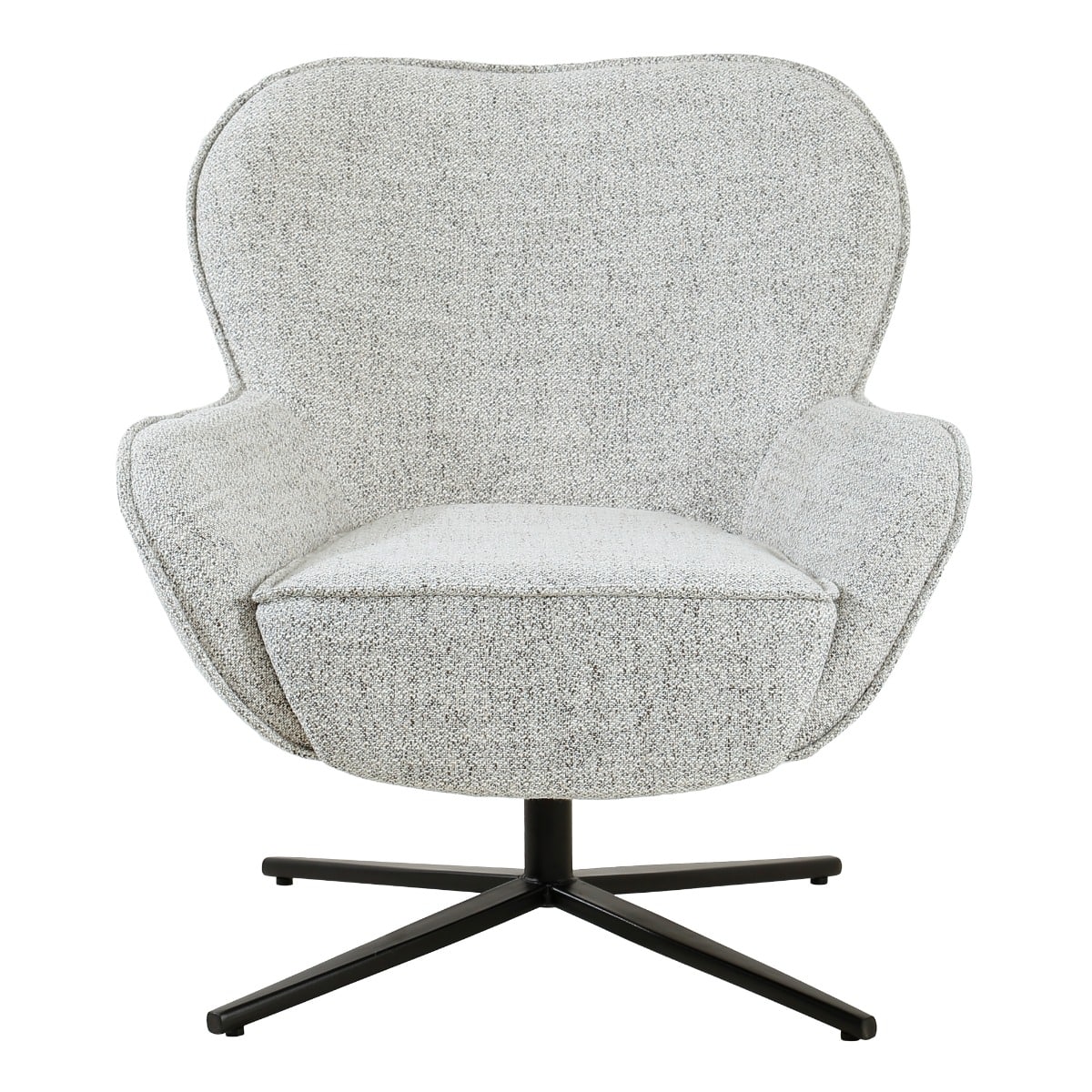 Livingfurn fauteuil Sven draaibaar met arm Bisque Oasis
