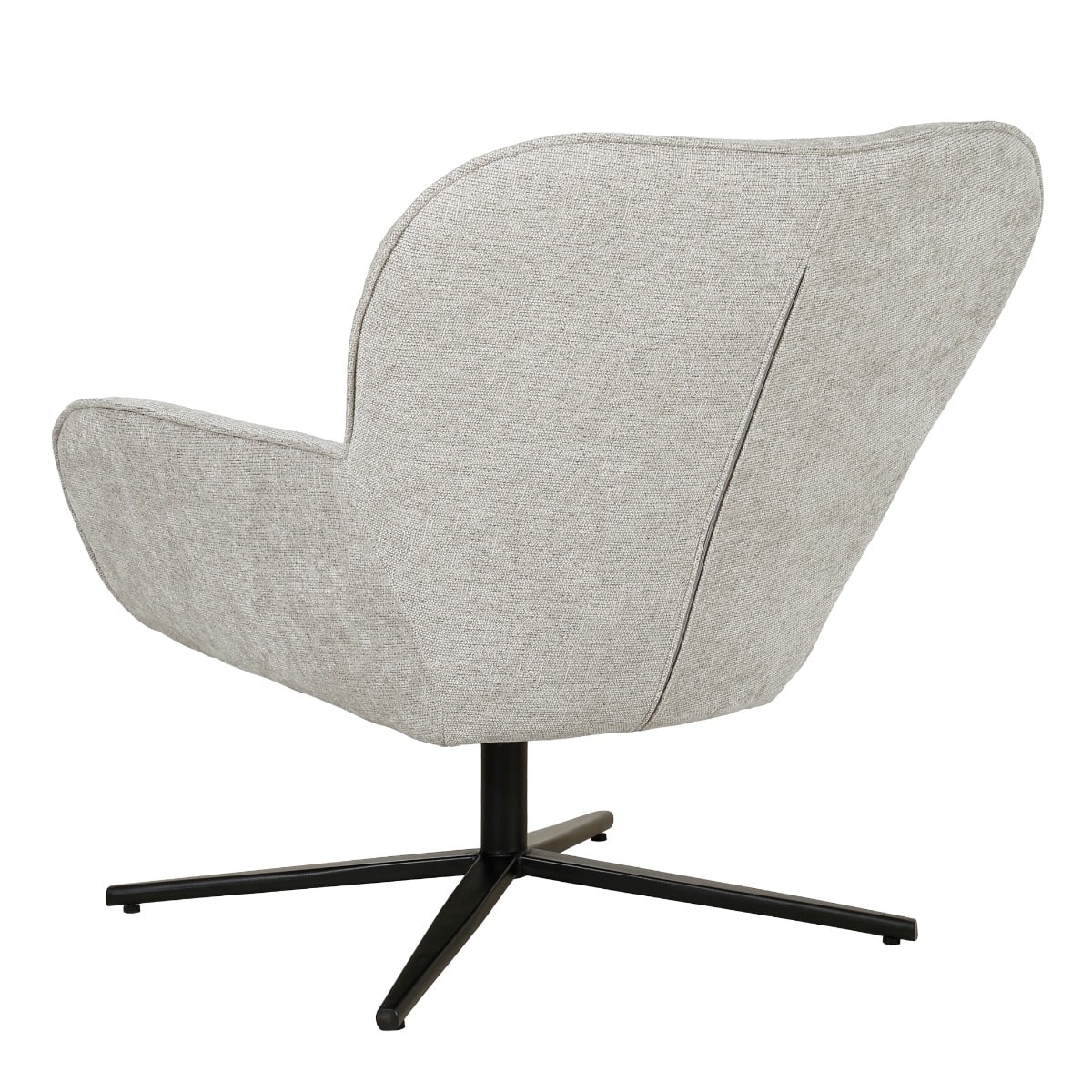 Livingfurn fauteuil Sven draaibaar met arm Toffee