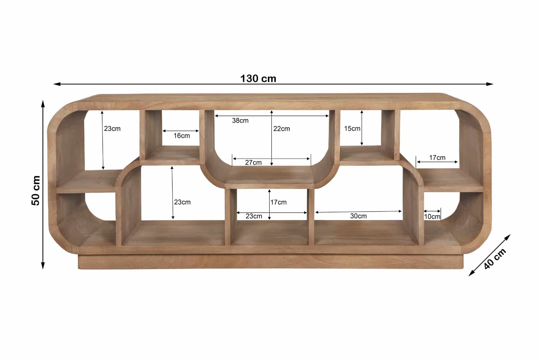Livingfurn tv meubel Brix Morgan Almond