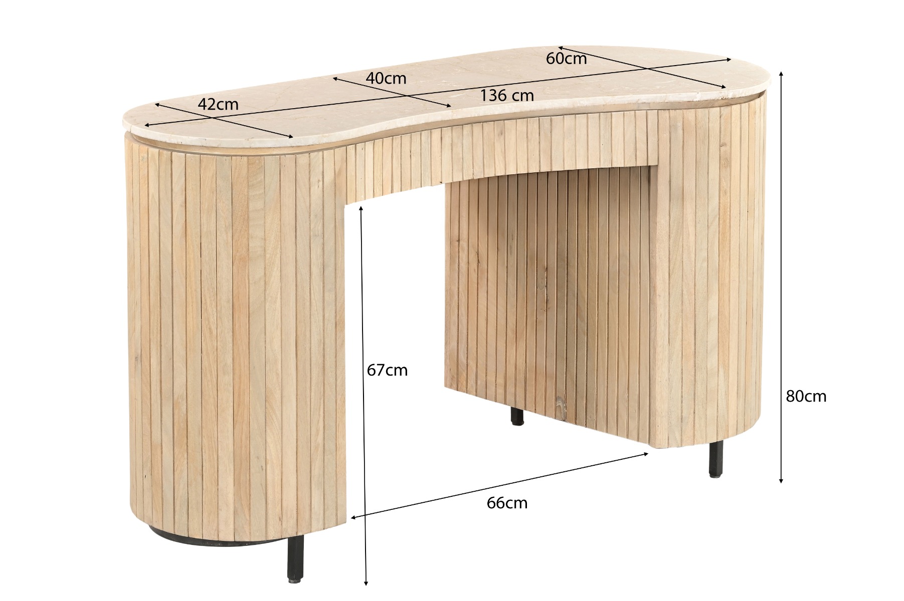 Livingfurn Brix Dexter Natural Bottecino