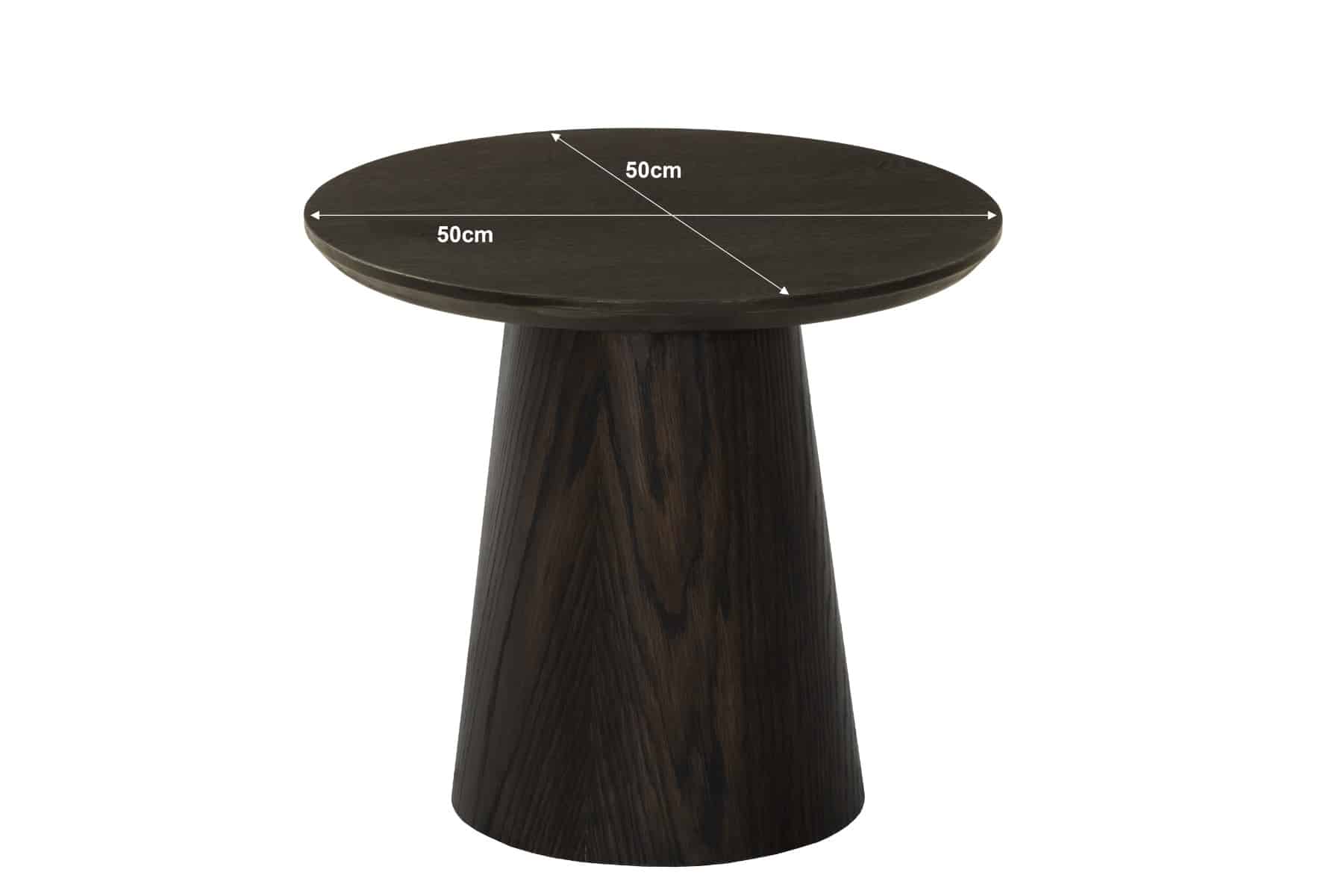 Livingfurn bijzettafel Novero Espresso 50cm