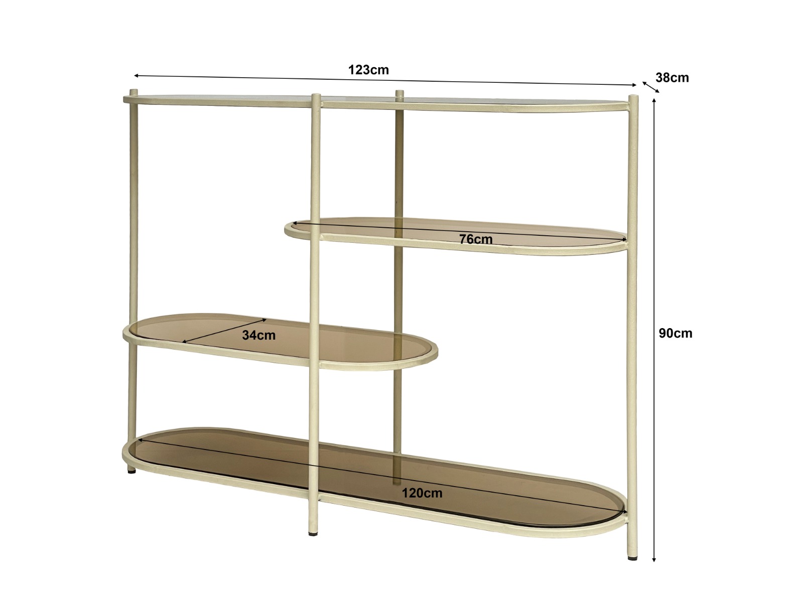 Livingfurn Brix Jill Off White 90cm