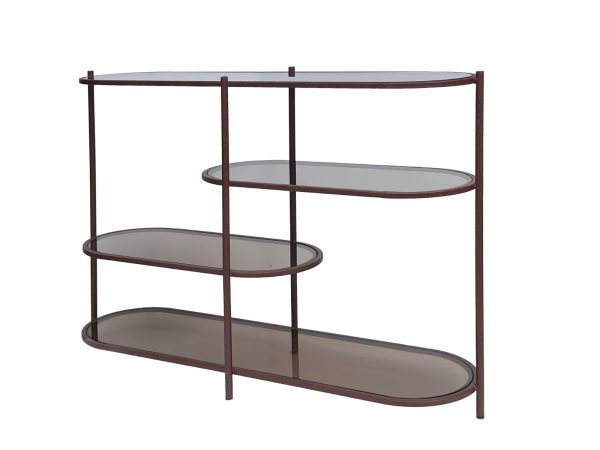 Livingfurn Brix Jill Burgundy 90cm