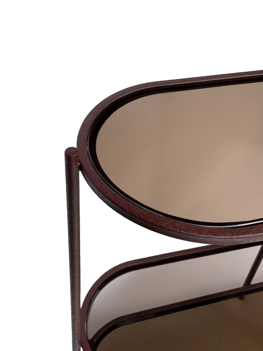 Livingfurn Brix Jill Burgundy 90cm