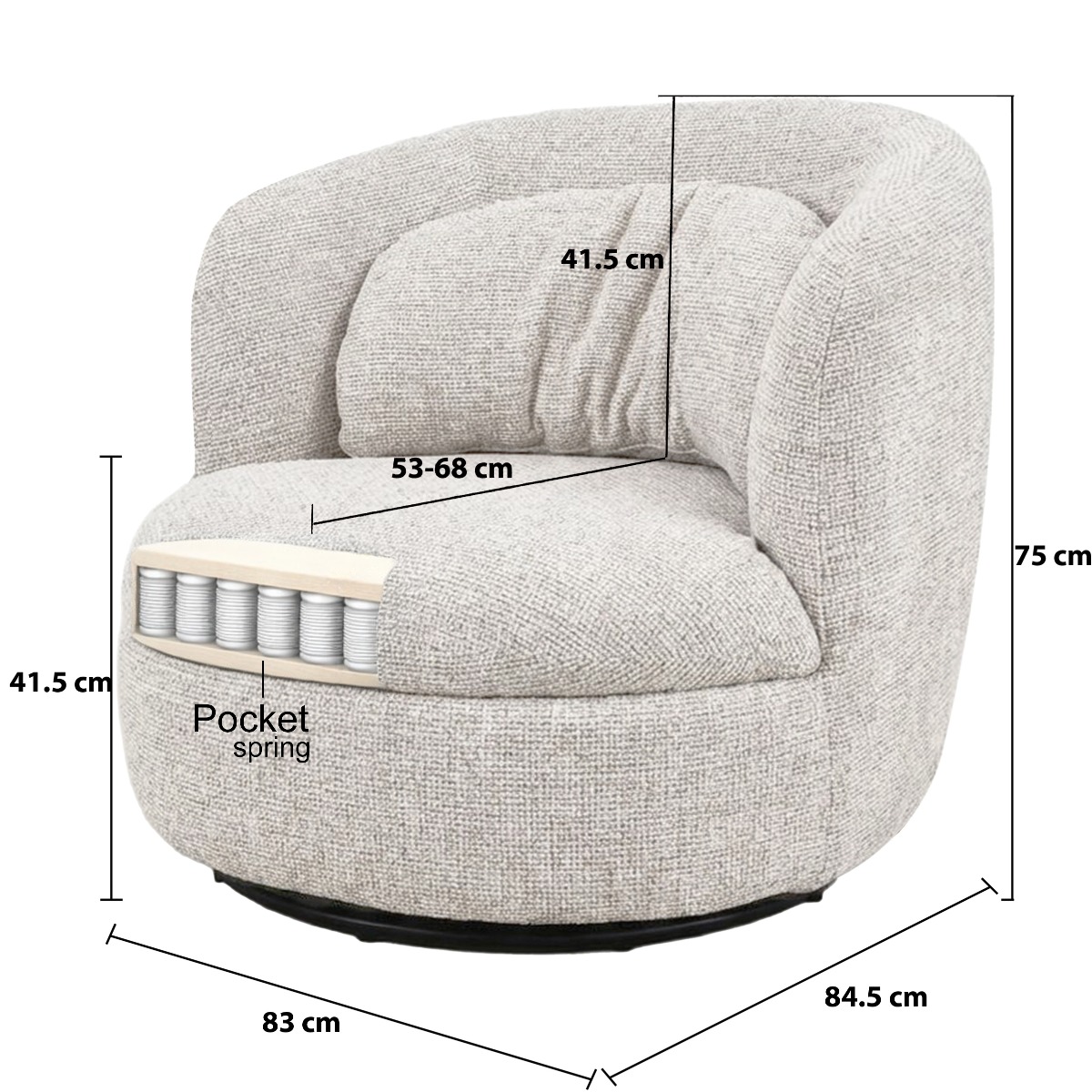 Livingfurn Britt Beige