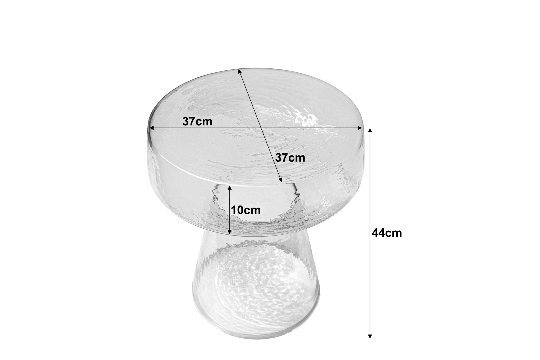 Livingfurn Brix Bo Clear 37cm