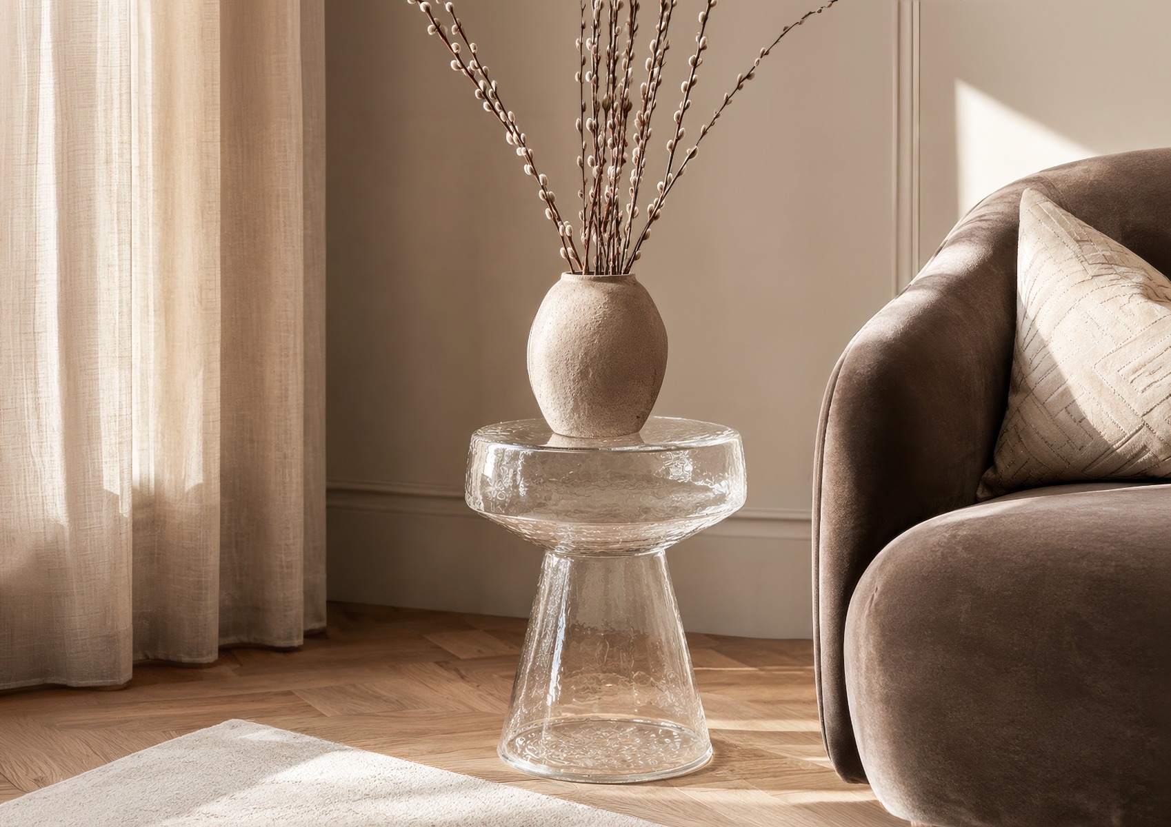 Livingfurn Brix Bo Clear 37cm