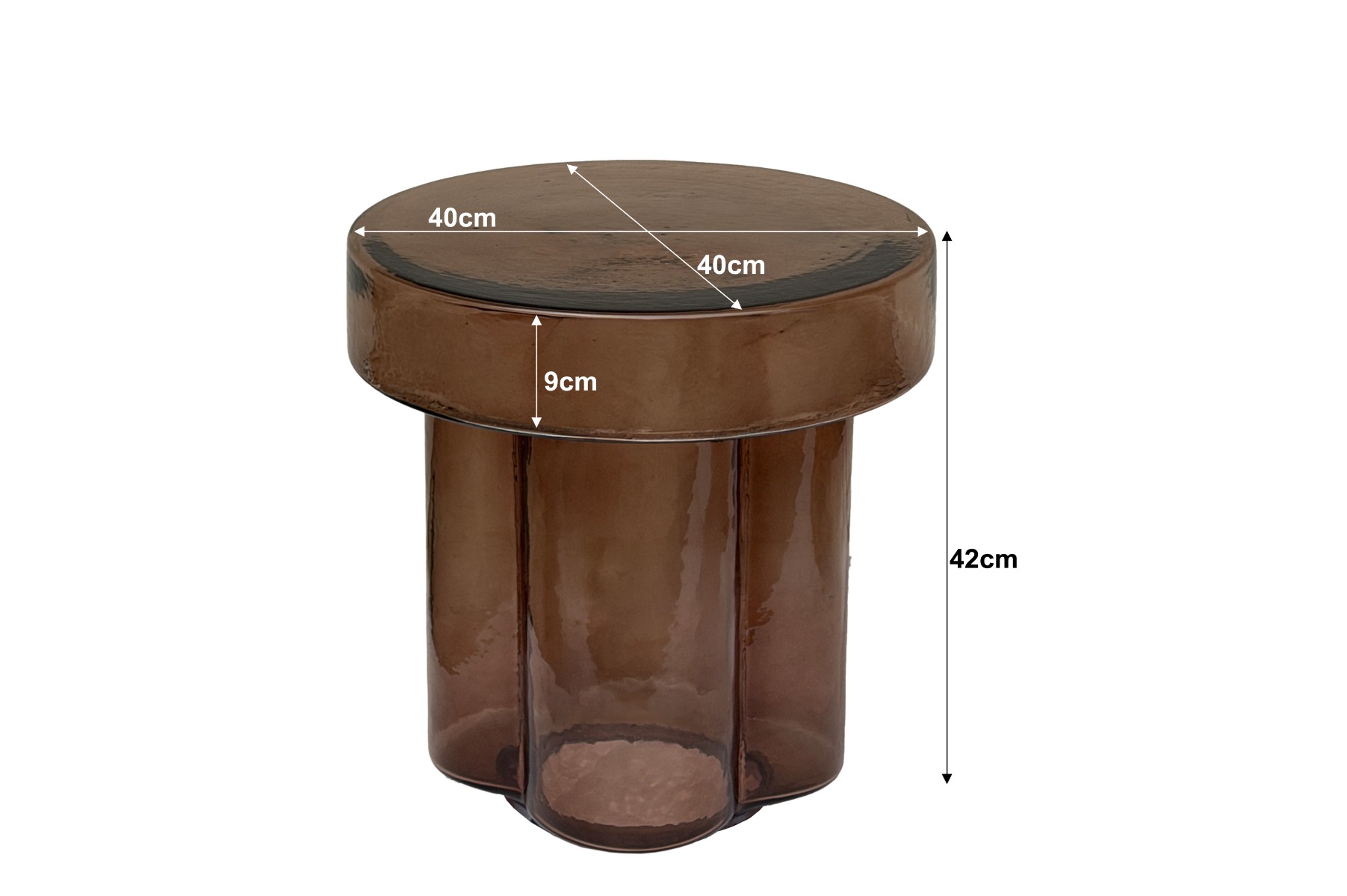 Livingfurn Brix Lio Smoke Brown 40cm
