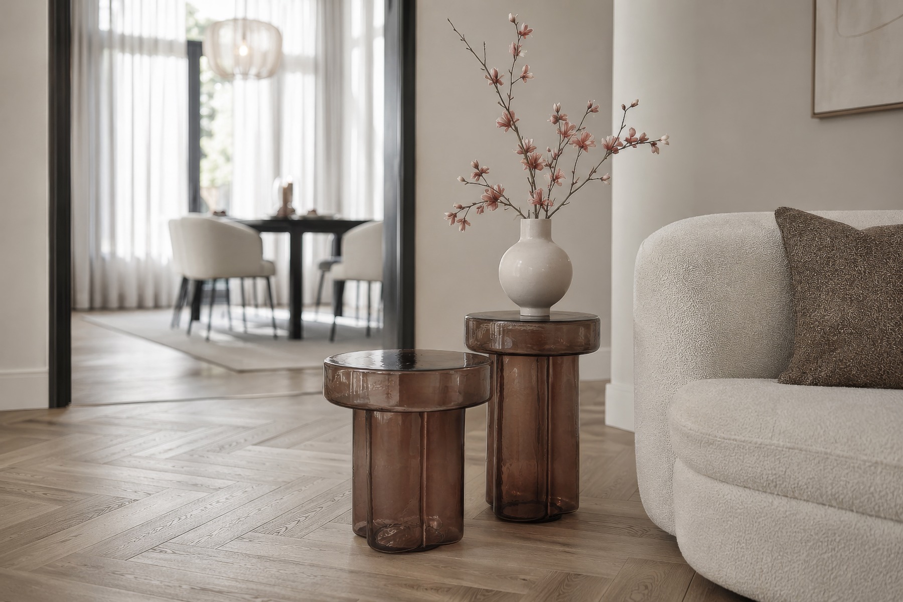Livingfurn Brix Lio Smoke Brown 40cm