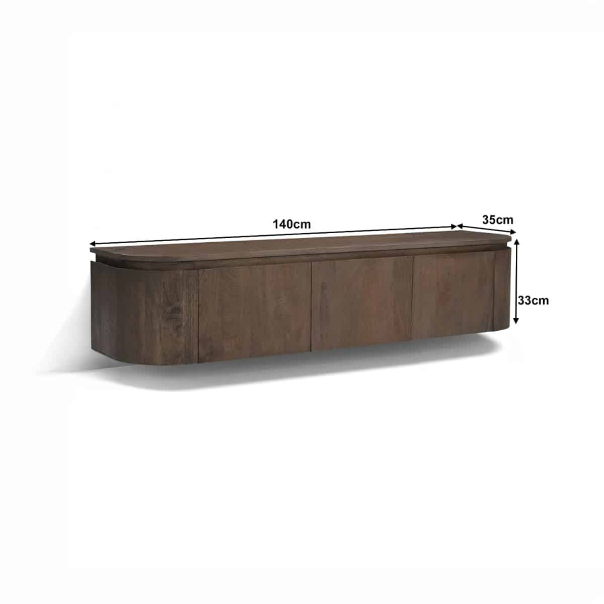 Livingfurn tv meubel Elvano Malta Zwevend 140cm