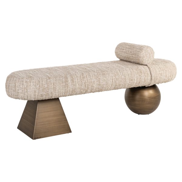 Richmond Interiors Bank Alexander Jones beige angora (Geneva)
