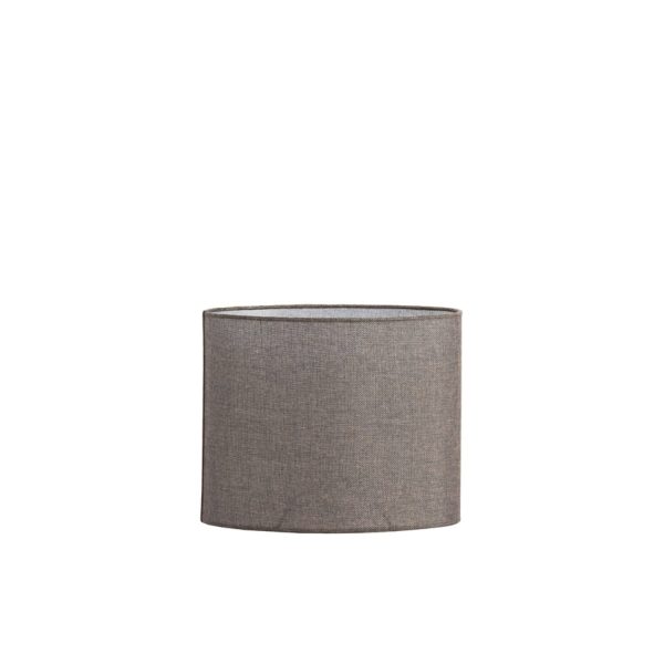Light & Living Kap ovaal 30-15-25 cm BRANFO linnen donker bruin
