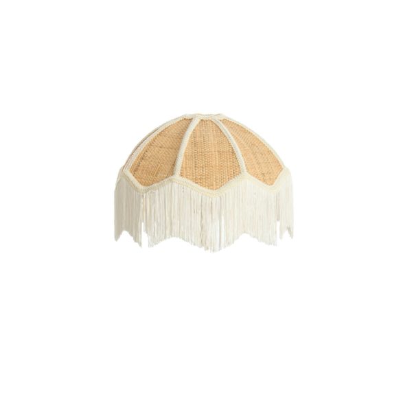 Light & Living Kap Ø35x26 cm MALACIA raffia naturel+crème