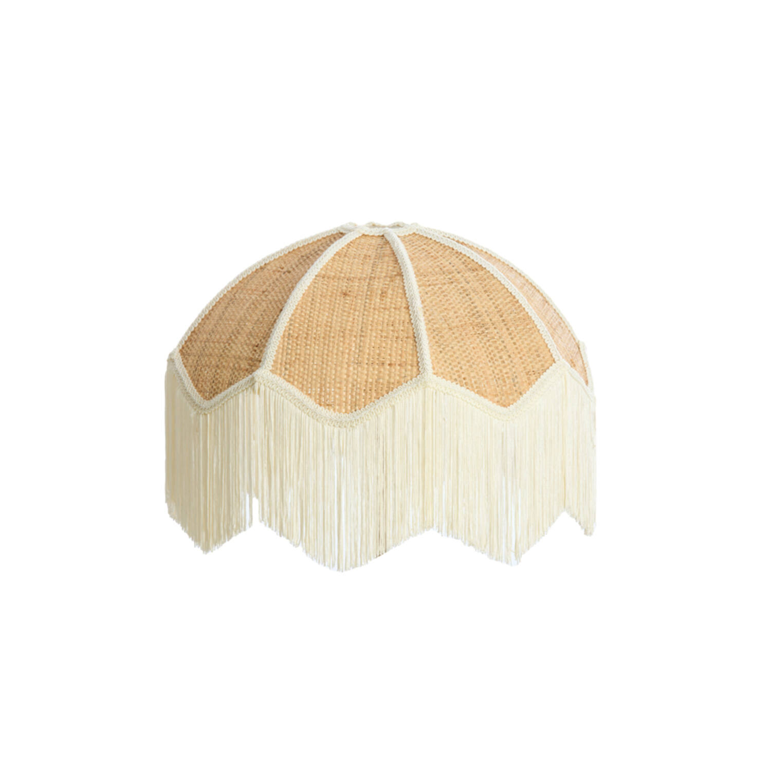 Light & Living Kap Ø45x35,5 cm MALACIA raffia naturel+crème