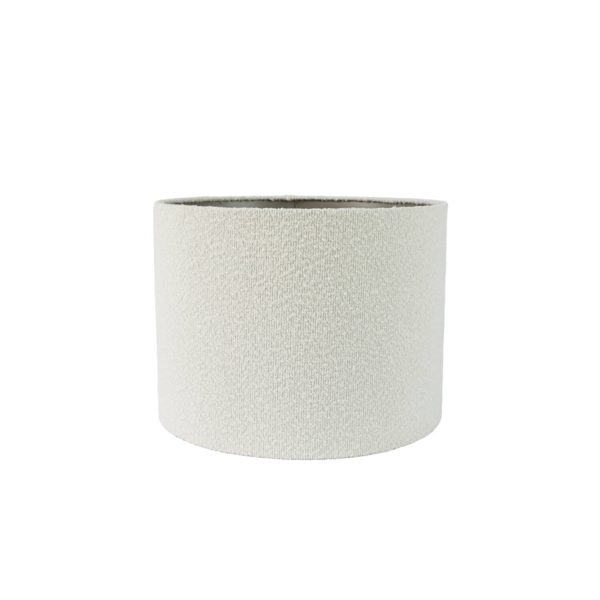 Light & Living Kap cilinder 40-40-30 cm BOUCLE wit