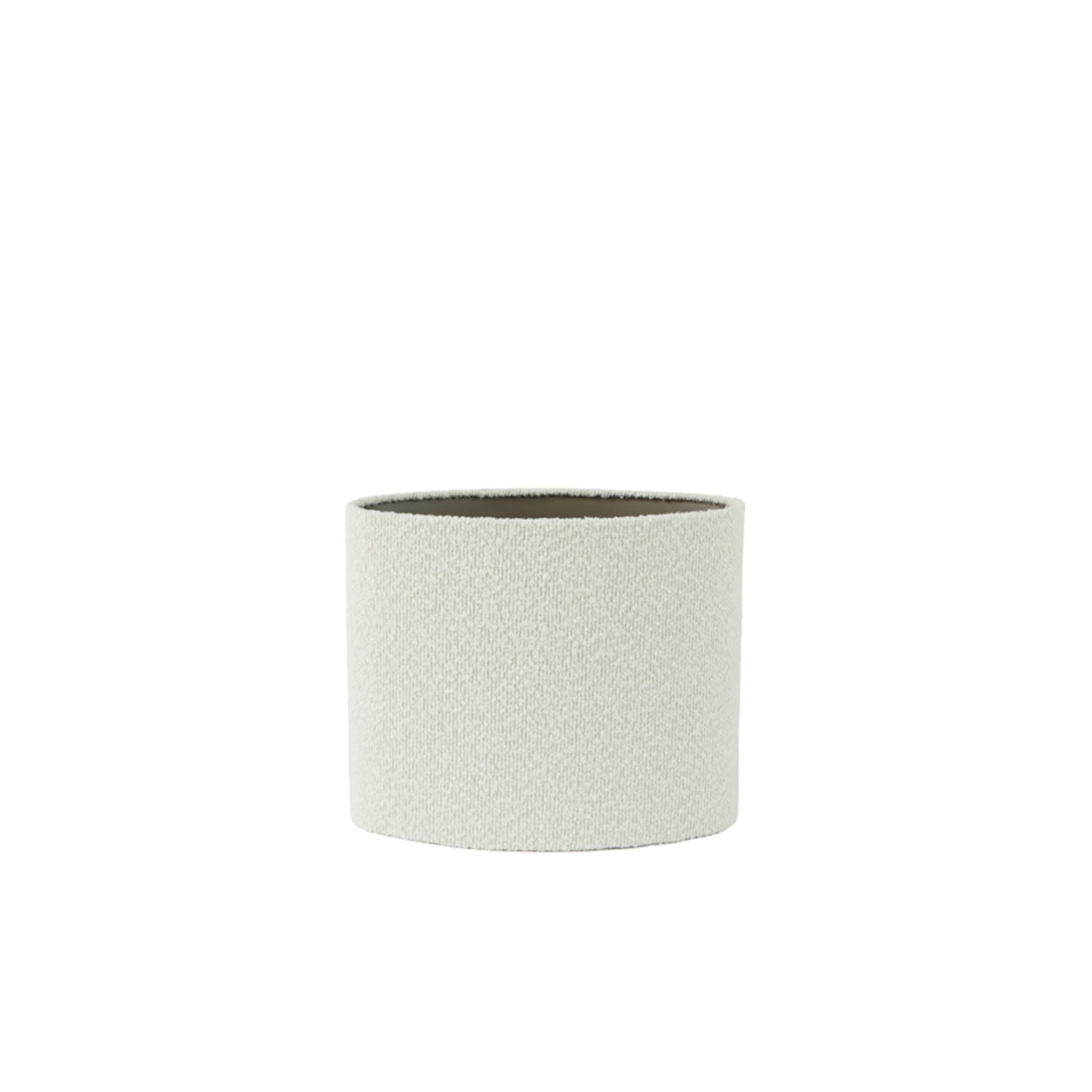 Light & Living Kap ovaal recht smal 30-15-25 cm BOUCLE wit