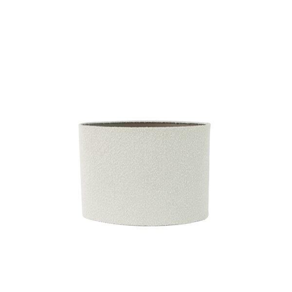 Light & Living Kap ovaal recht smal 38-17,5-28 cm BOUCLE wit