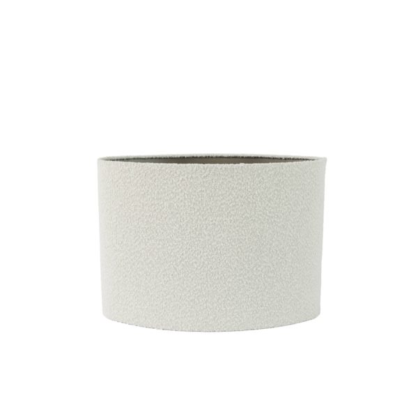 Light & Living Kap ovaal recht smal 45-21-32 cm BOUCLE wit