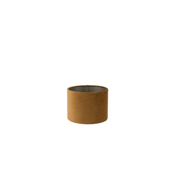Light & Living Kap cilinder 20-20-15 cm VELOURS cognac
