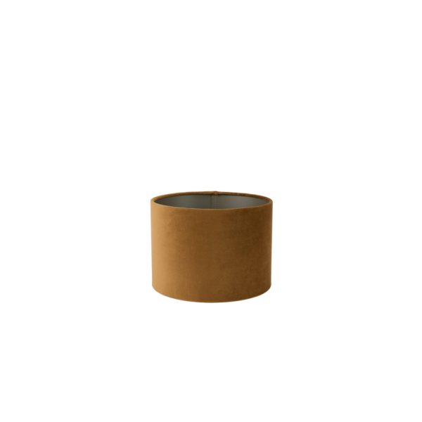 Light & Living Kap cilinder 25-25-18 cm VELOURS cognac