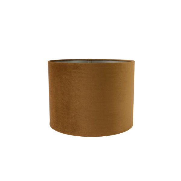 Light & Living Kap cilinder 40-40-30 cm VELOURS cognac