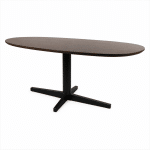 Nijwie MySons Eetkamertafel 240, organisch, poot Black, Mango Brown Walnut - Taurus Table Collection