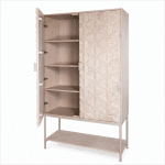 Nijwie MySons Trinity 2-deurs kast met onderplank, Mango Ashblond - Mix & Match Collection