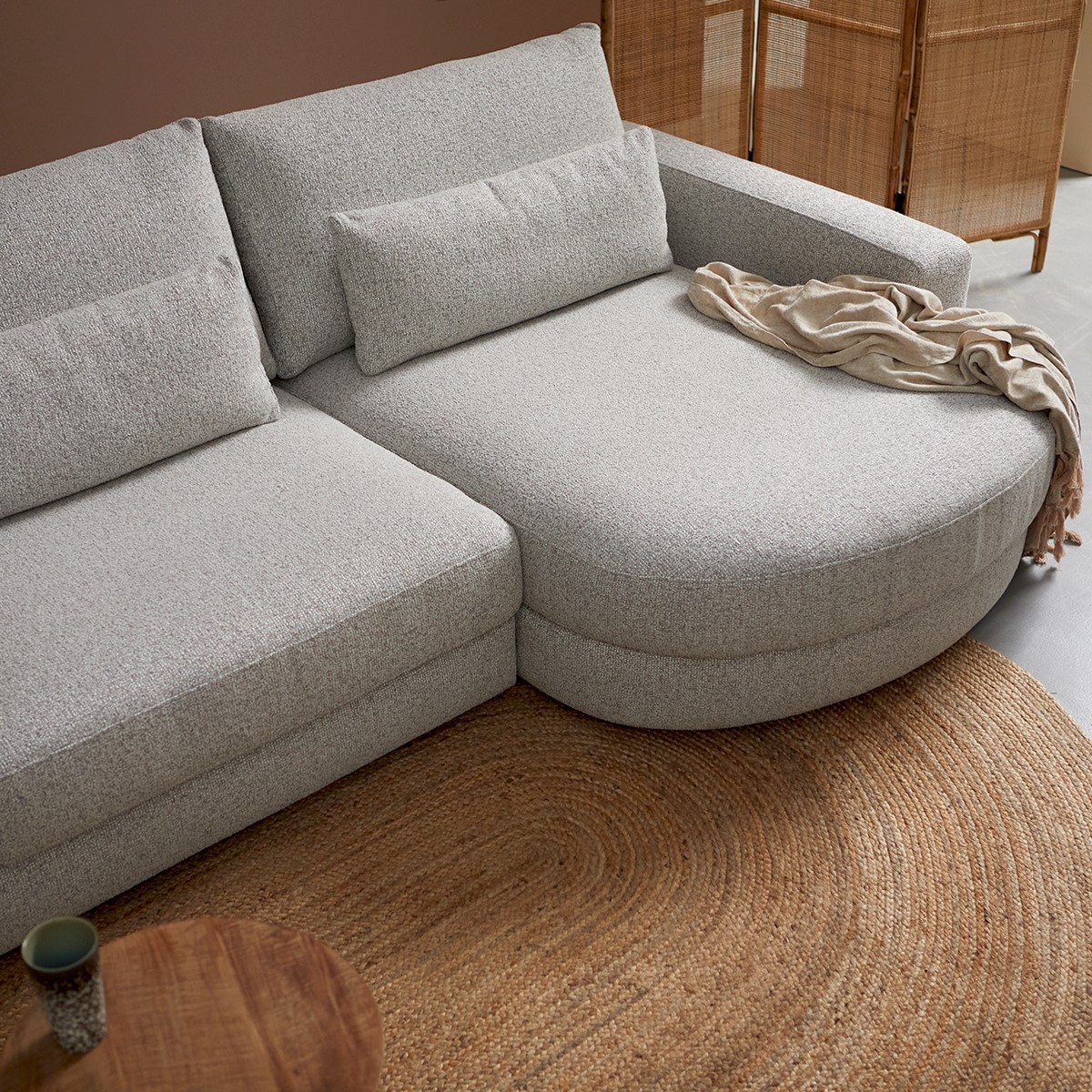 PEPP COMO met ronde chaise longue rechts