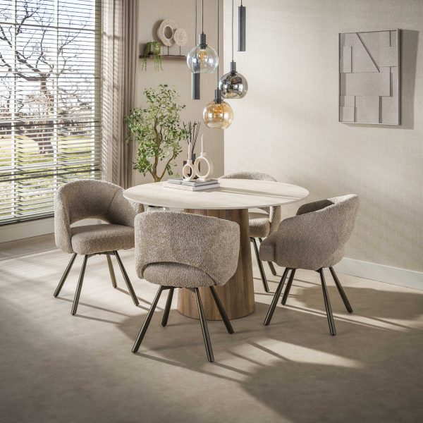 Zijlstra Eettafel Romano Centro Ø120